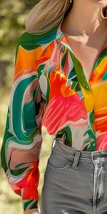 BUTTON DOWN BLOUSES FOR WOMEN SHIRTS BUSINESS CASUAL DRESSY BLOUSES BOHO BLOUSES FALL SUMMER