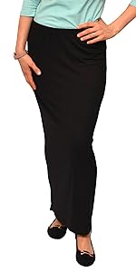 kosher casual maxi tube skirt no slits