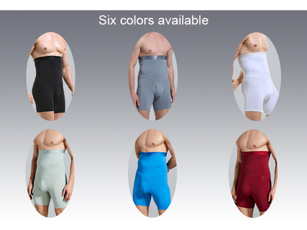 Men Tummy Control Shorts High Waist Underwear