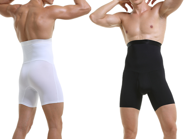 Men Tummy Control Shorts High Waist Underwear