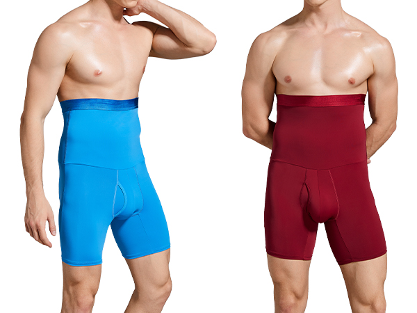 Men Tummy Control Shorts High Waist Underwear