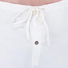 Soft cotton non-elastic waist with adjustable drawstring for your perfect fit.