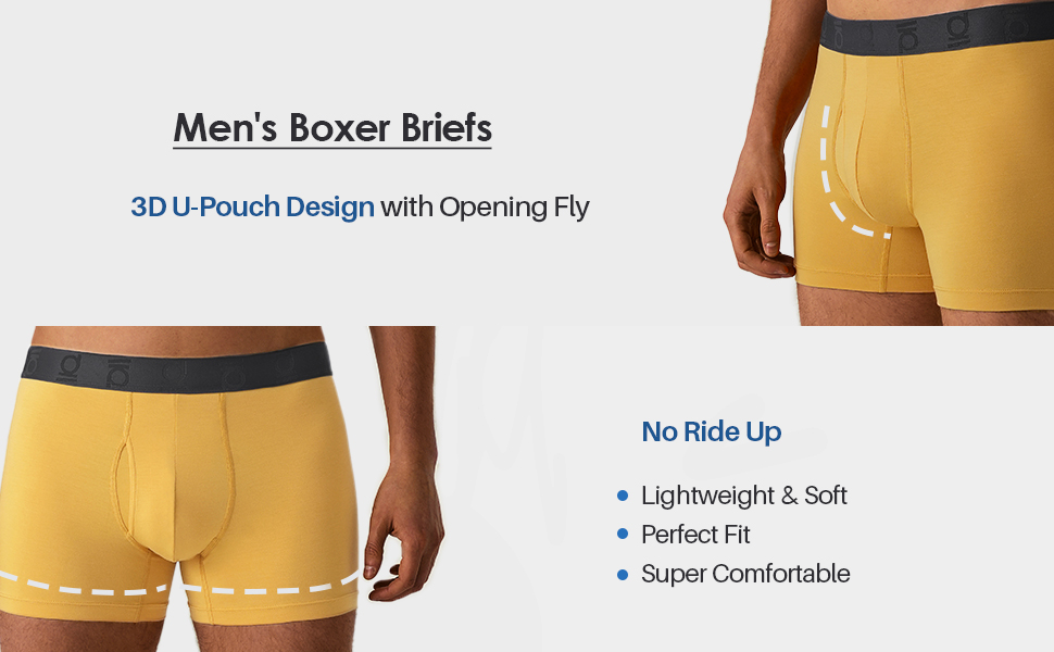Men''s White Boxer Briefs