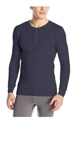 mens waffle henley, waffle top men, baselayer top, long sleeve henley, waffle top for men, henley 