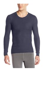 mens baselayer top, mens crew top, waffle thermal, crew top for men, long sleeve top, baselayer 
