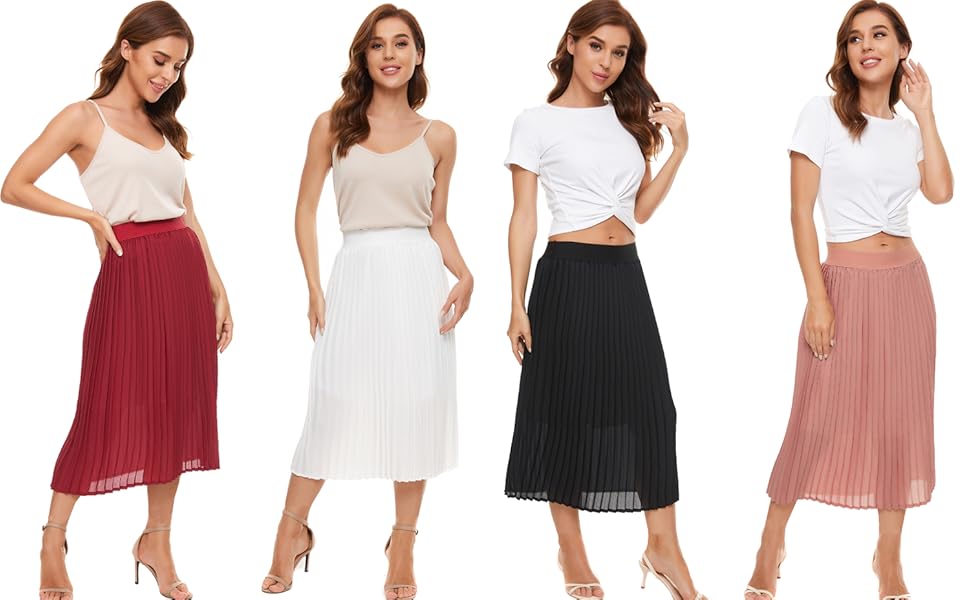 chiffon skirt