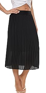 chiffon skirt