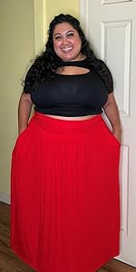 maxi skirts for women plus size 2021 2022 holiday christmas halloween new years valentines day sexy