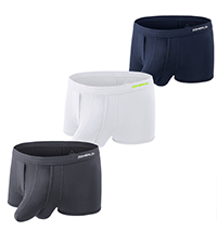 dual pouch men boxer briefs 