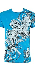 t shirt men print metallic casual party travel muscle fitted solid color print crewneck short sleeve