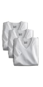 Harbor Bay by DXL Big and Tall 3-Pack V-Neck T-Shirt