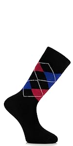 Men Bamboo Argyle Socks