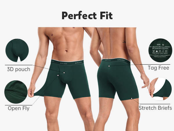 Bamboo men underwear with pouch