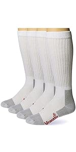 Wrangler Men''s Riggs Workwear Over The Calf Work Boot Socks 4 Pair Pack