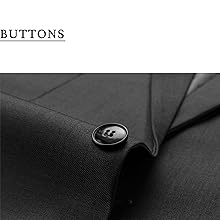KUDORO Men&#39;s Suits Regular Fit Tuxedo 3 Piece Jacket Vest Pants Set for Men Wedding Prom