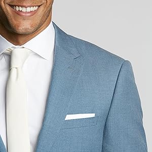 KUDORO Men''s Suits Regular Fit Tuxedo 3 Piece Jacket Vest Pants Set for Men Wedding Prom