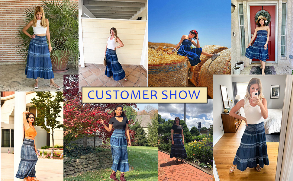 denim skirts for women
