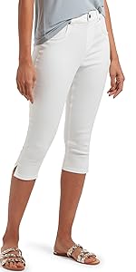 denim leggings, womens leggings, capri leggings, white capris, pants, pants for women