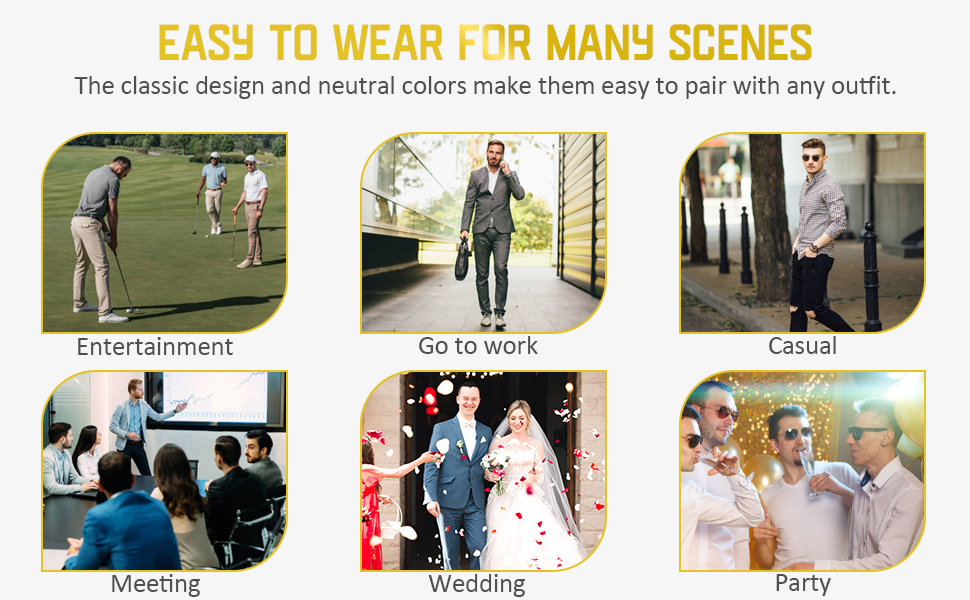 easy to wear for many scenes