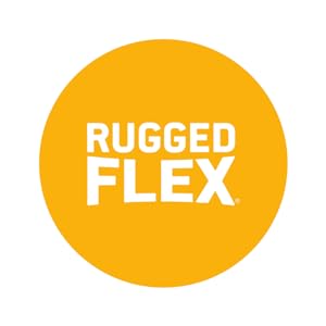 RuggedFlex technology for ease of movement