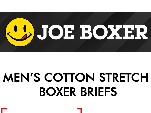 joe boxer mens cotton stretch boxer brief boxers para hombre