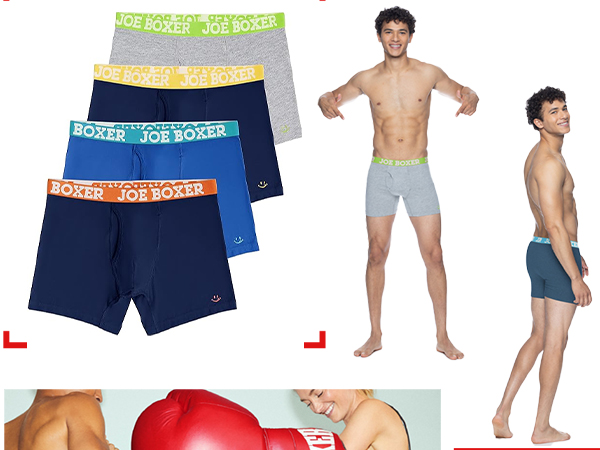 joe boxer mens cotton stretch boxer brief boxers para hombre
