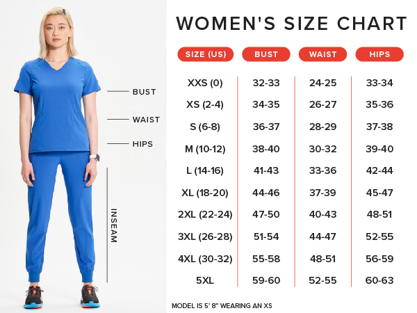 Infinity Women''s Size Chart