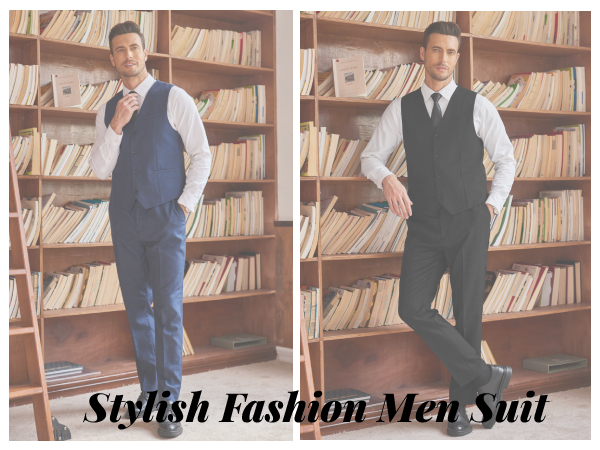 COOFANDY Men’s 3 Piece Slim Fit Suits