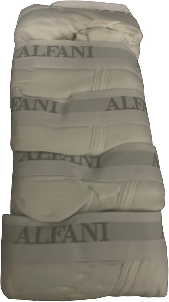 Alfani Mens 5-Pk. Briefs Bright White XL
