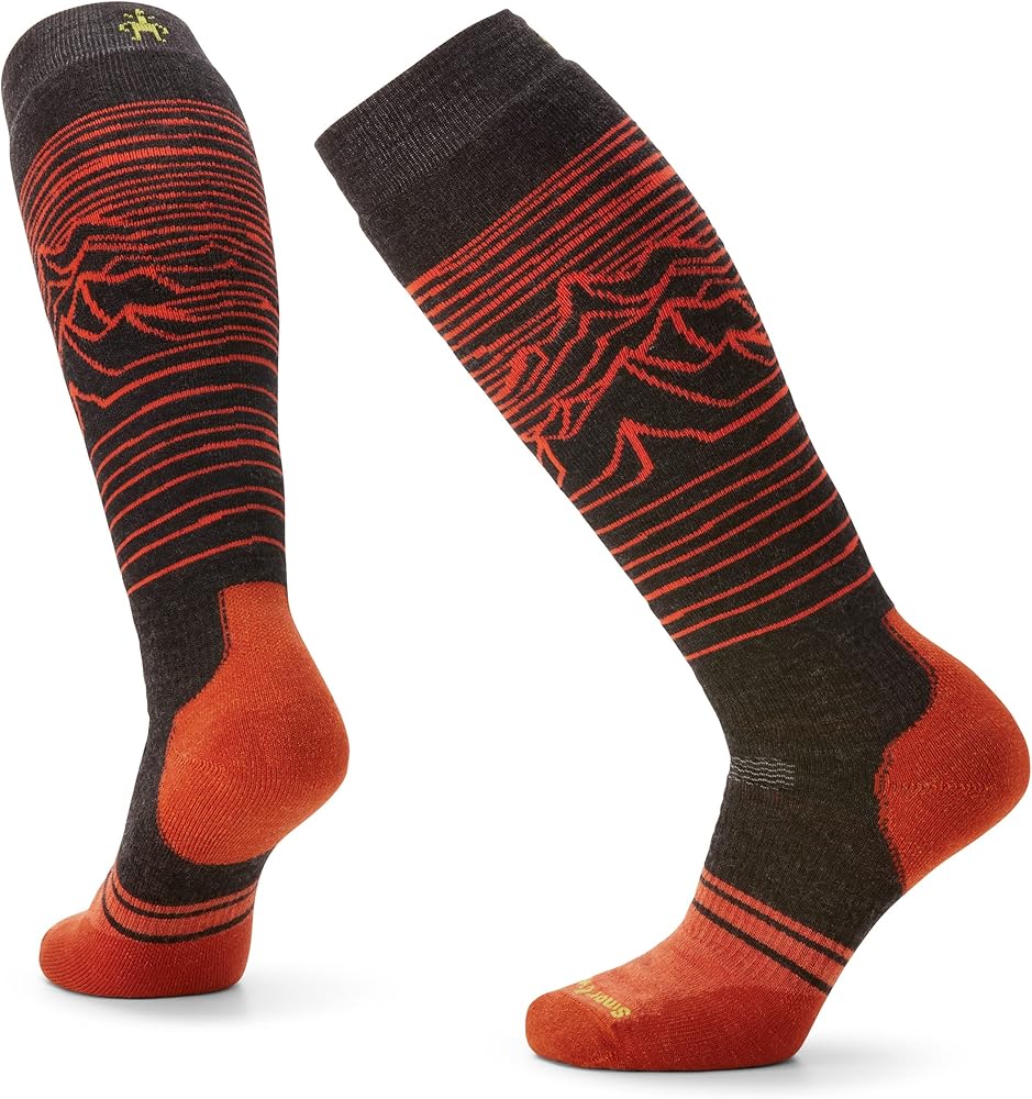Smartwool Men's Snowboard Full Cushion Iguchi Pattern Over The Calf Socks