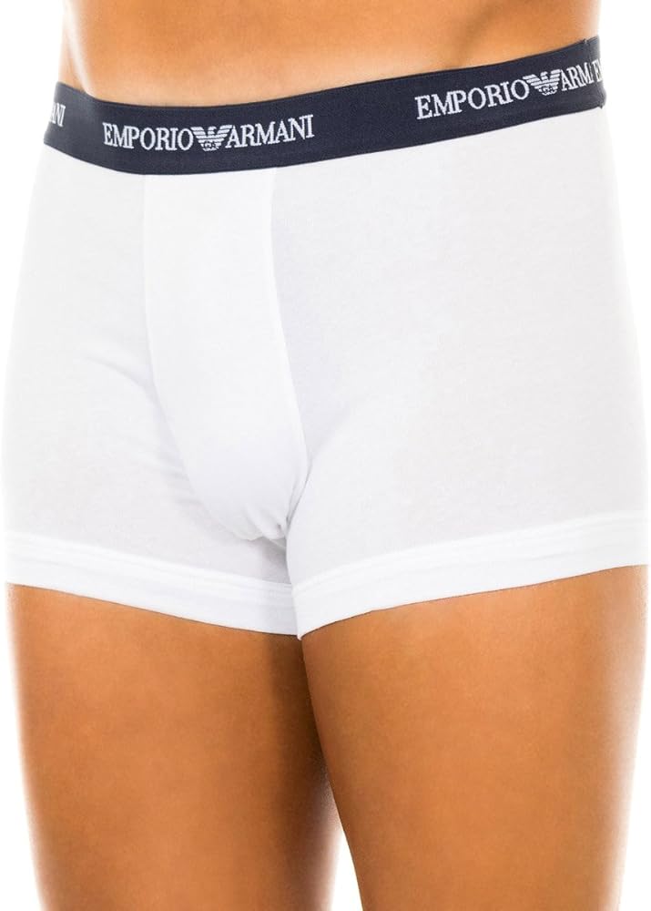 Emporio Armani Men’s 3-Pack Boxer Shorts XL White