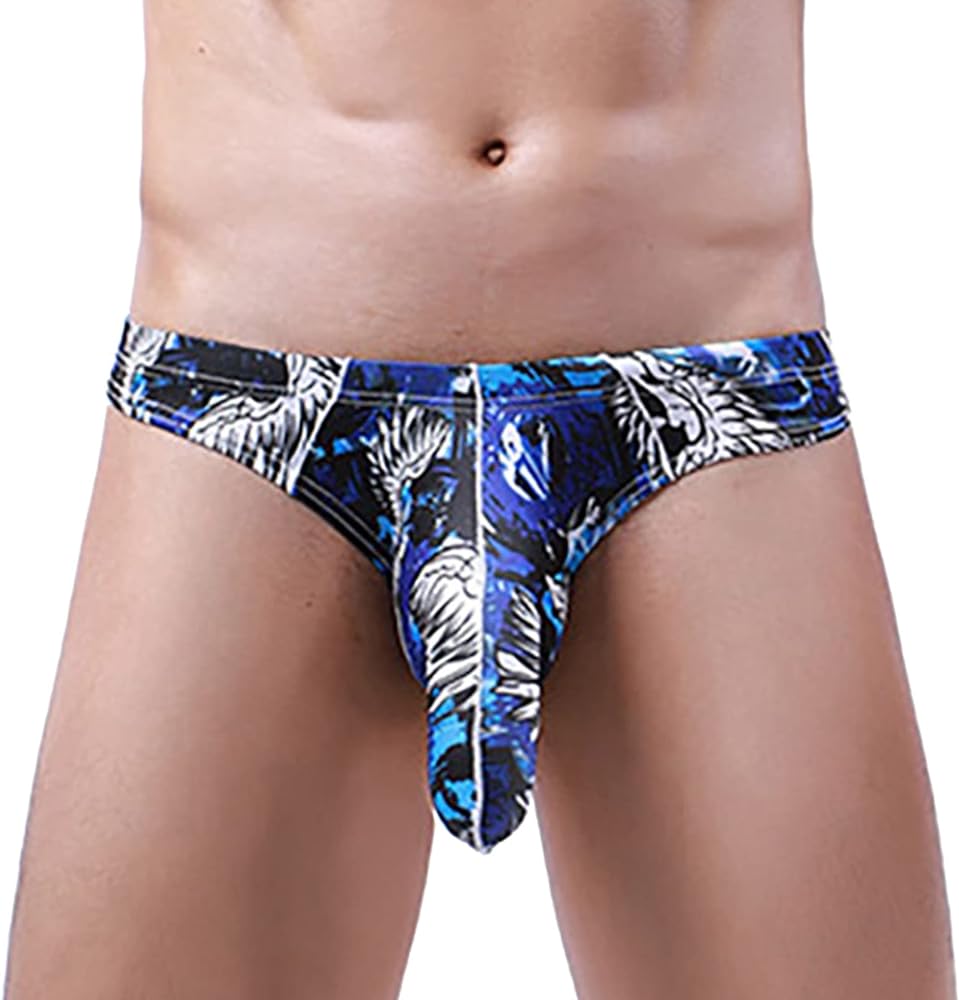 Men's Elephant Nose Pouch Enhancing Boxer Briefs, Bulge Pouch Comfortflex Breathable Mens Briefs Underwear Thong Undie