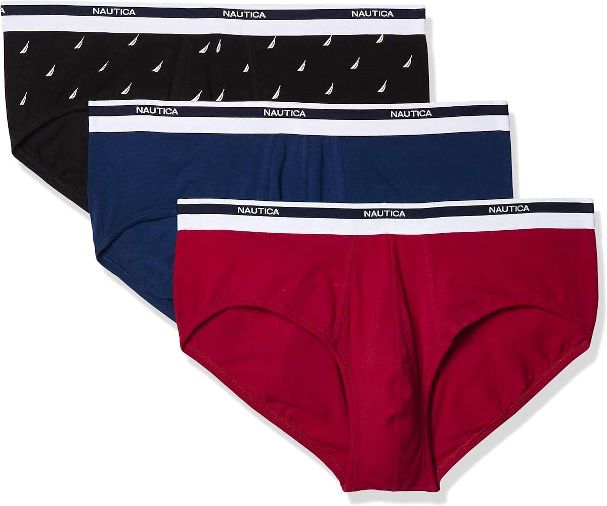 Nautica Men's Classic Cotton Stretch Multipack Briefs