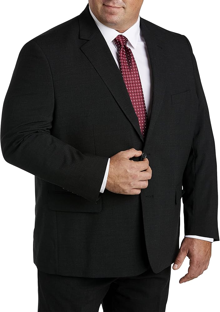 Oak Hill by DXL Men's Big and Tall Jacket-Relaxer Suit Jacket