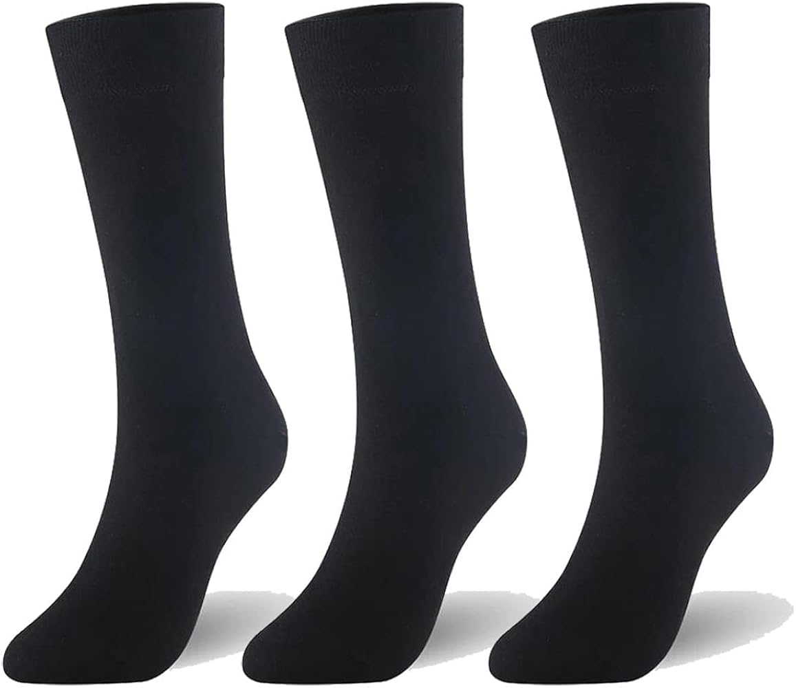 Men's Dress Socks Classic Business Casual Solid Premium Socks