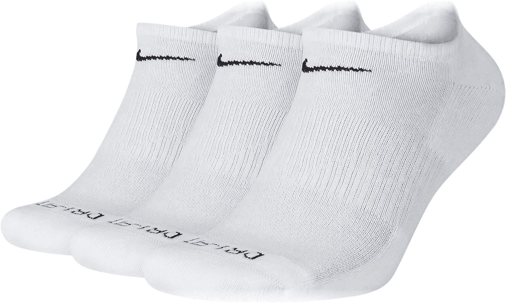 Nike Everyday Plus Cushion Crew 3 Pack Socks White/Black SX6889-100 (Medium)