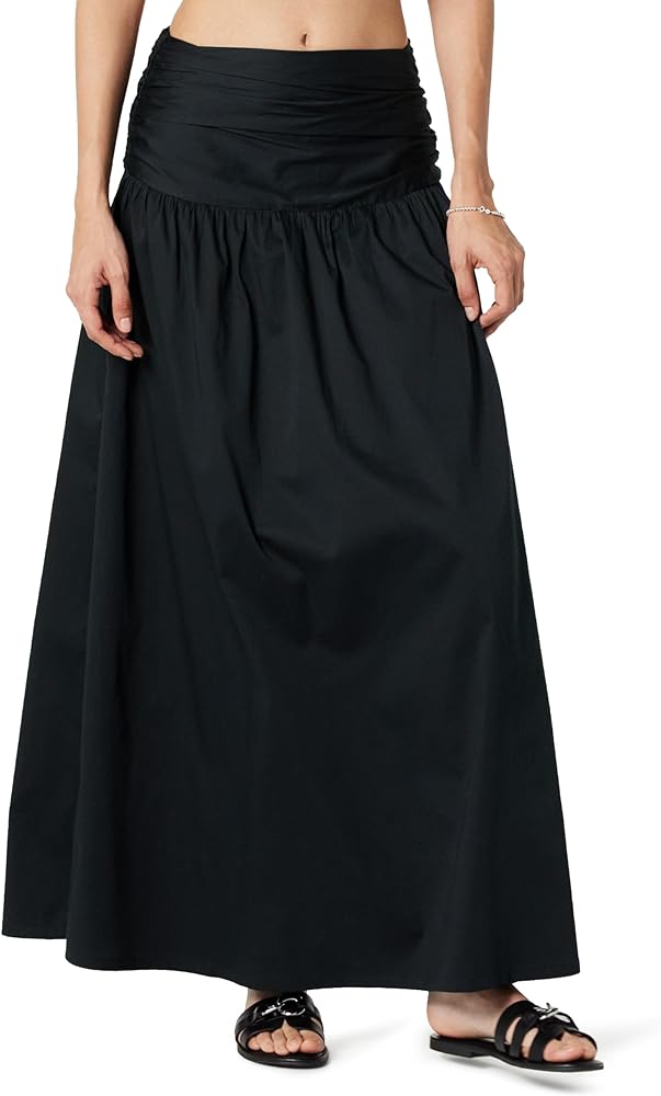 The Drop Women's Long Gathered Skirt