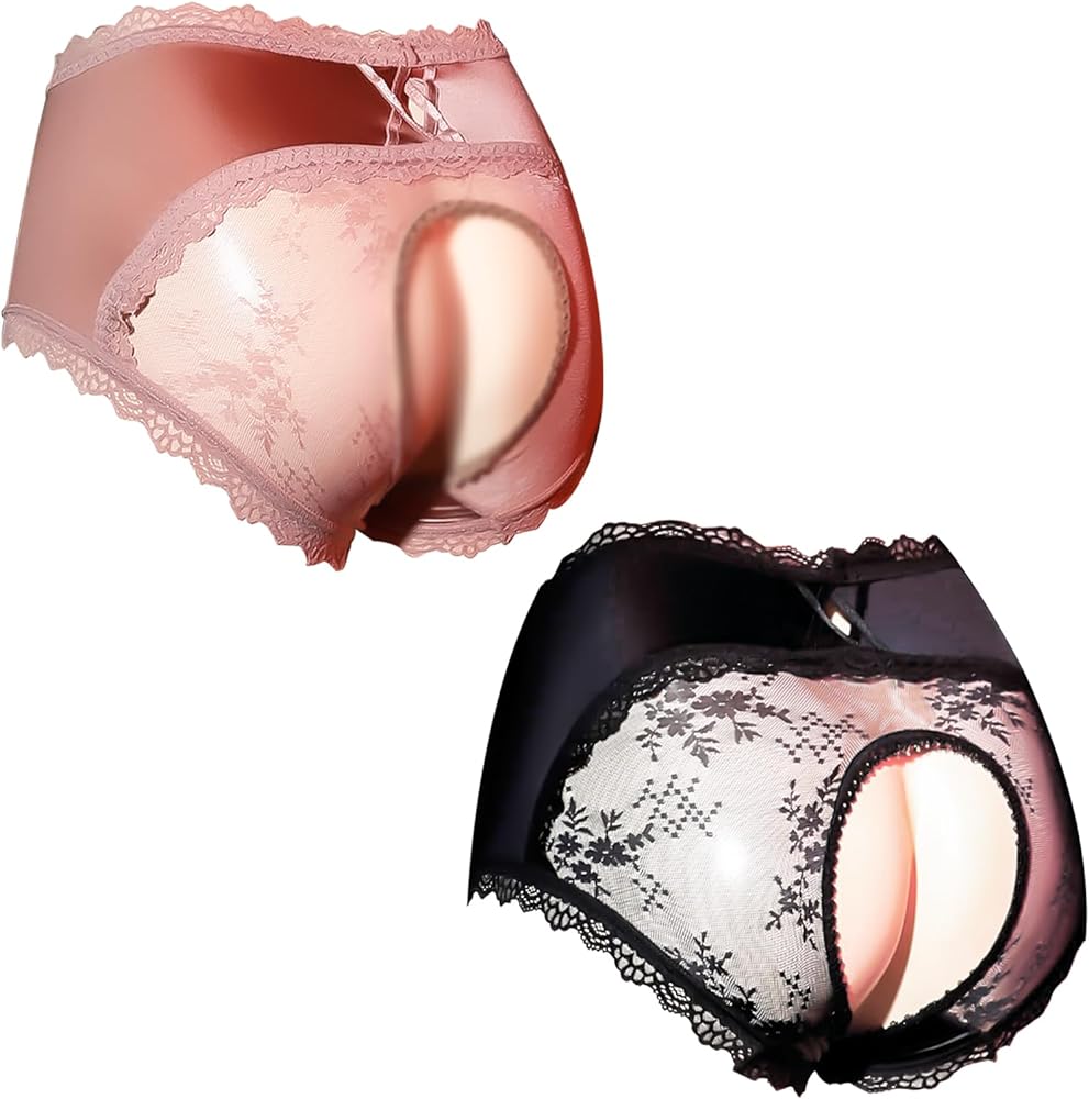 Femboy Sissy Mens Pouch Panties Men's Hipster Panty Lace Bikini Briefs Lingerie Underwear For Men-Manties
