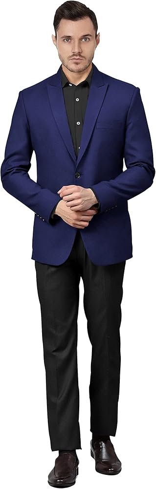 Men's Blazer 2 Button Long Sleeve Regular Fit Suit Sport Coat Jacket Business Lightweight Casual Sport Coat