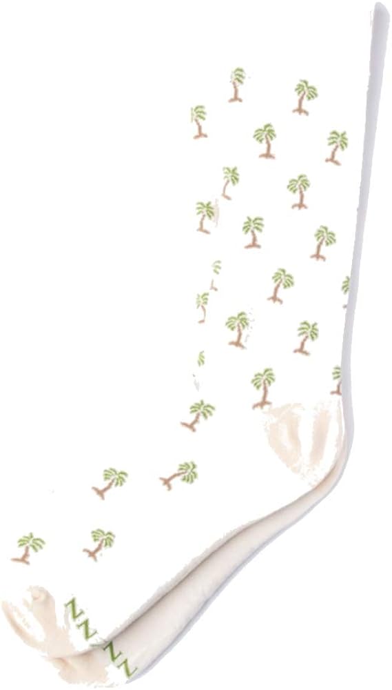 Men's Hipster Tropical Waving Palm Trees Novelty Crew Dress Trouser Socks