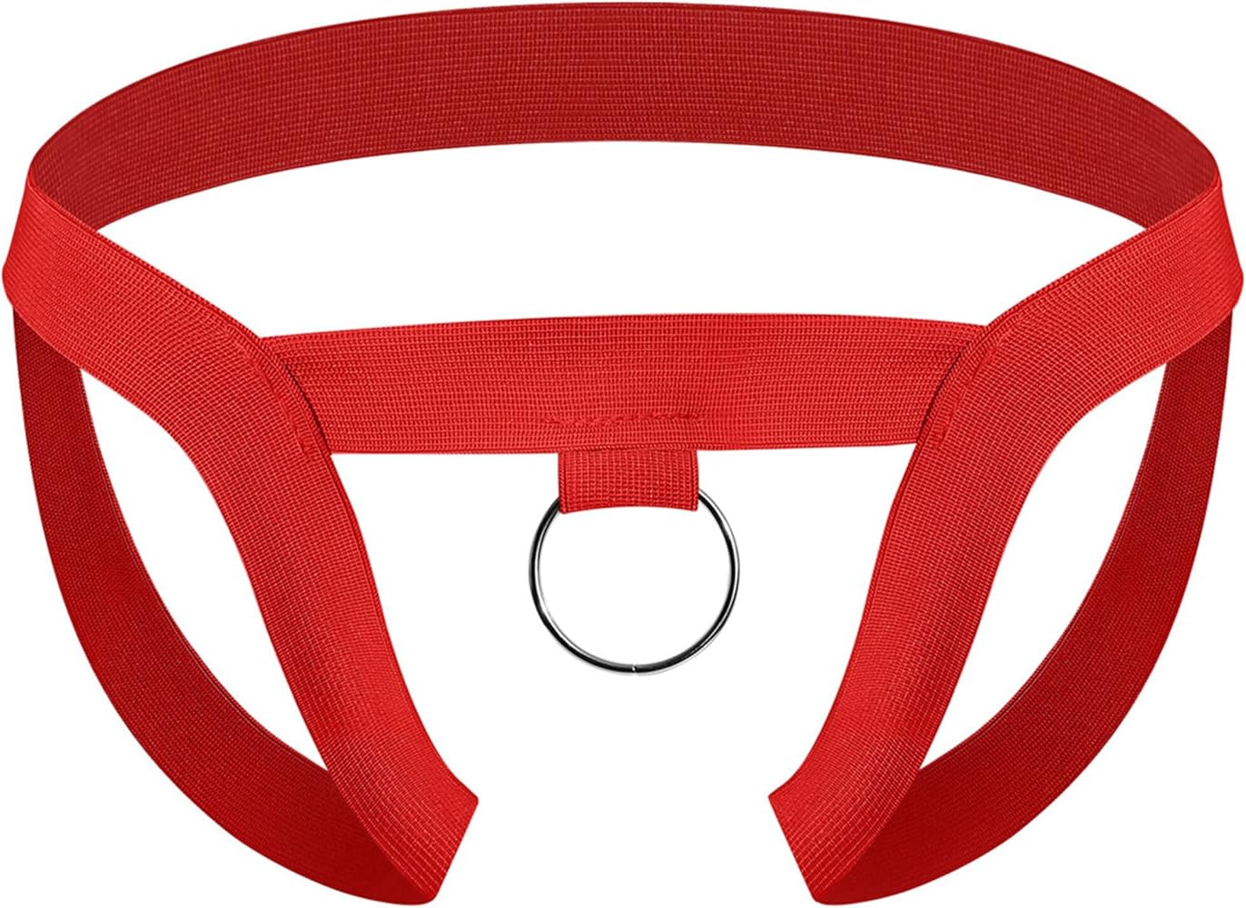 FEOYA Men Open Front Jockstrap Strappy Hollow Out Underwear Low Rise Athletic Supporters Underpants