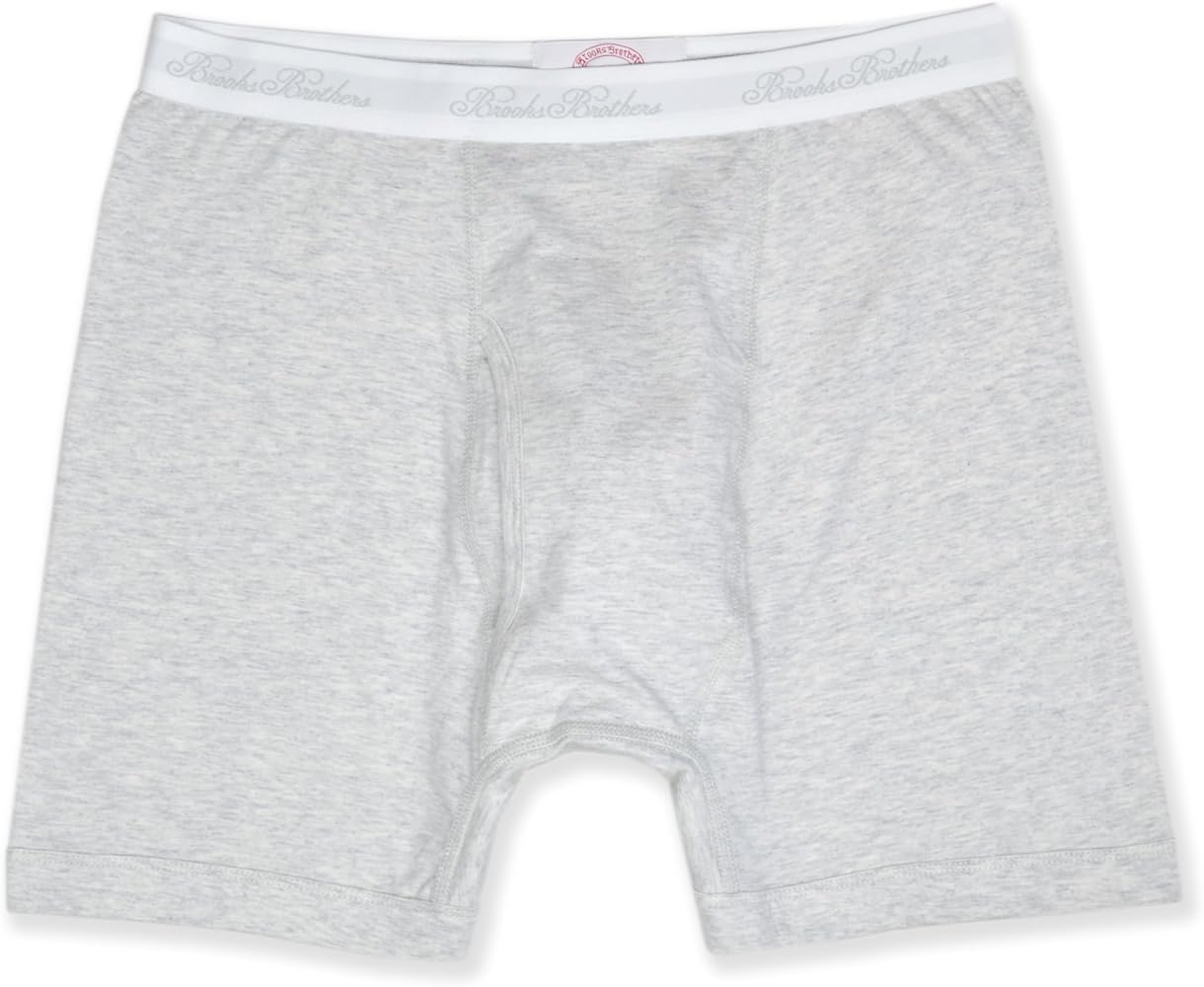 Brooks Brothers Men's Regular Fit 100% Supima Cotton Stretch Boxer Briefs Underwear Solo (1) Pair