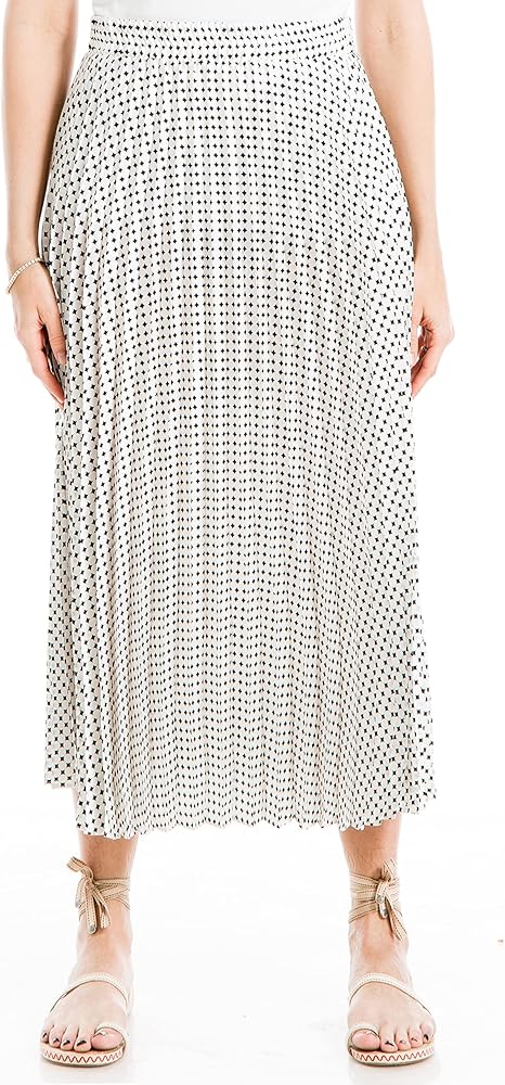 Max Studio Women's Long Pleated Skirt