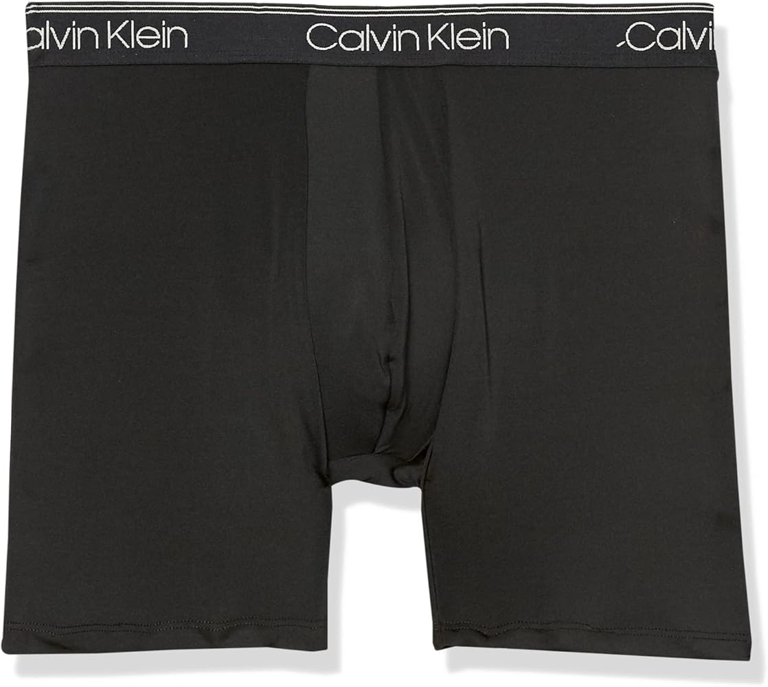 Calvin Klein Men's Underwear Micro Stretch Boxer Brief, All Black 3-Pack, M