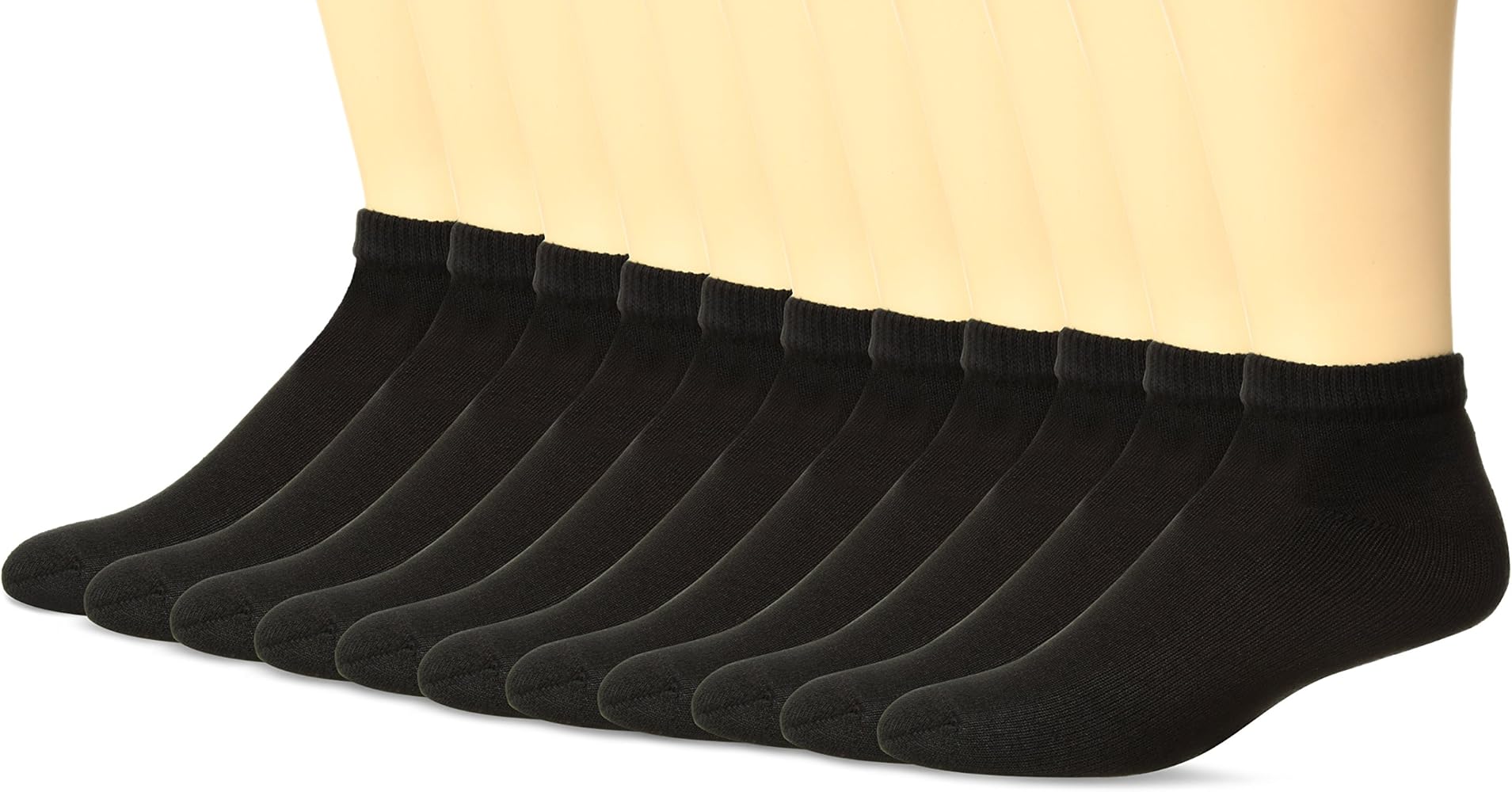 Hanes Ultimate Men's 11-Pack FreshIQ Low-Cut Socks (1 Free Bonus Pair)