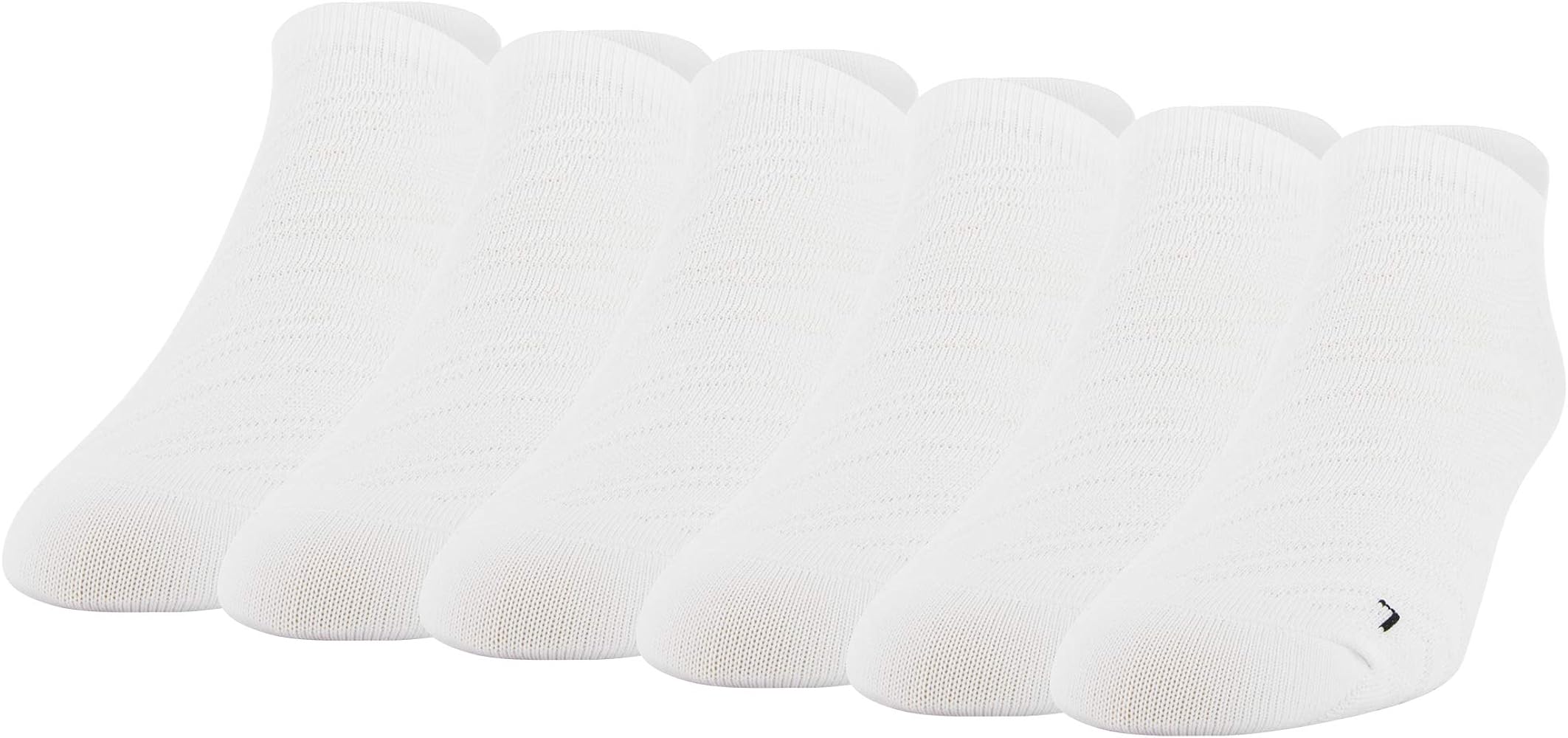 Gildan Mens Flat Knit No Show Socks With Tab Back