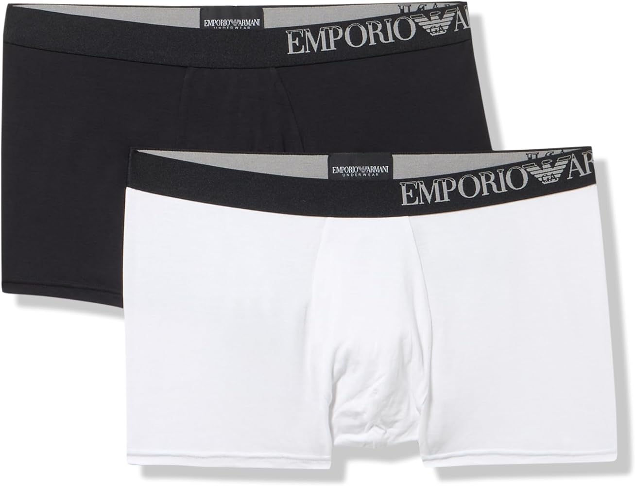 Emporio Armani Men's Eco Soft Touch Bamboo Viscose 2-Pack Trunk