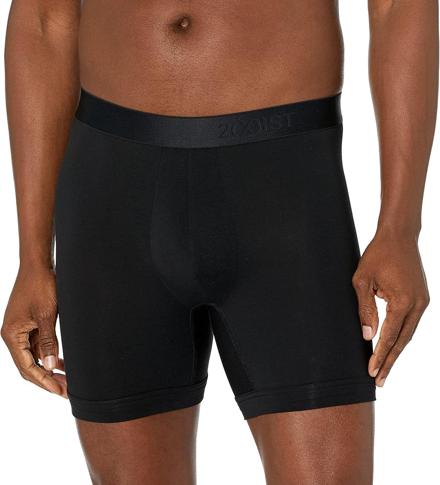 2(X)IST mens Pima Luxe Boxer BriefBoxer Briefs