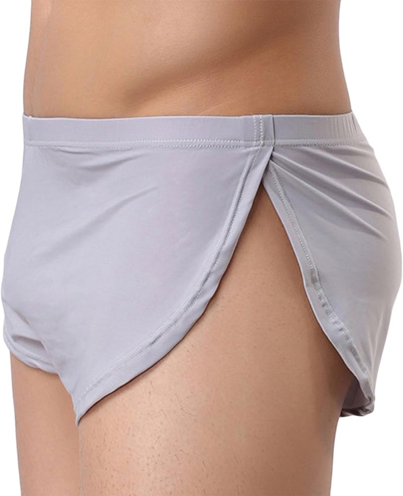 Men's Split Side Sexy Breathable Boxer Underwear