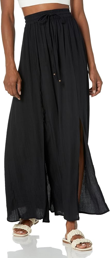 Angie Women's Double Slit Maxi Skirt